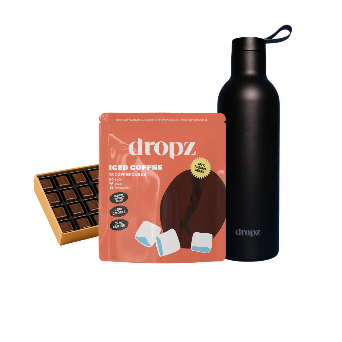 Iced Coffee Cubes + Gourde de 0,7l