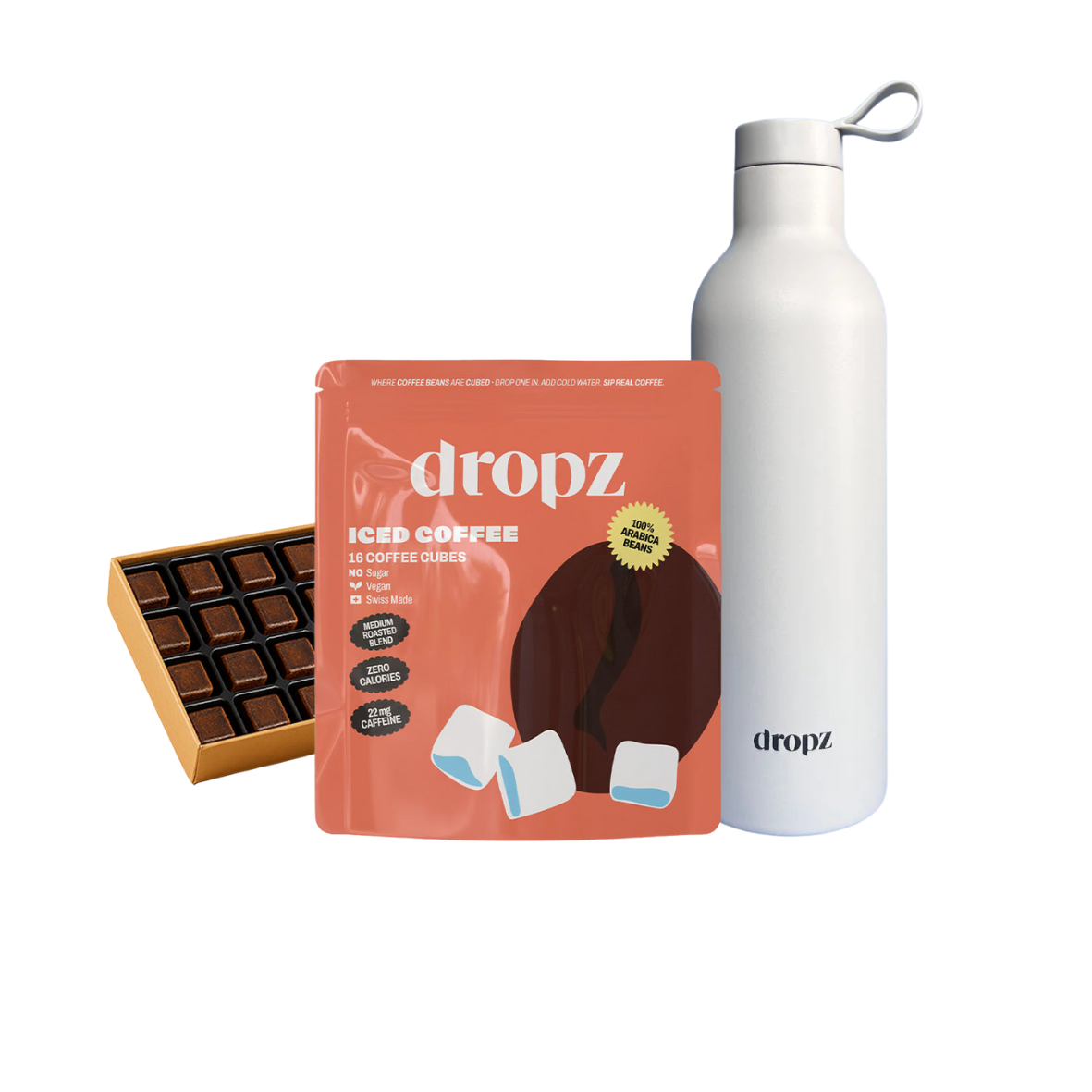 Iced Coffee Cubes + Gourde de 0,7l