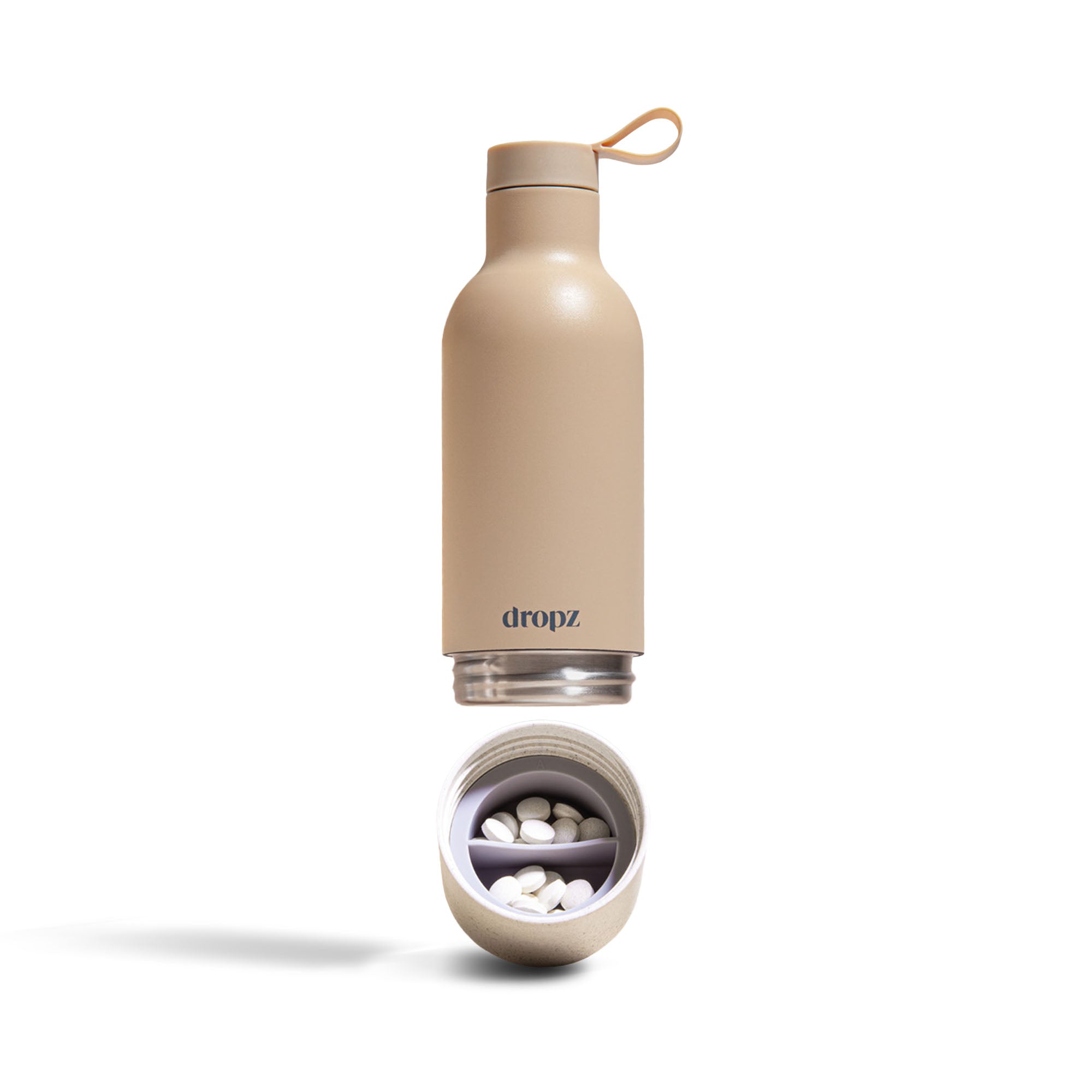 dropz gourde - 0.5 L avec compartiment de rangement