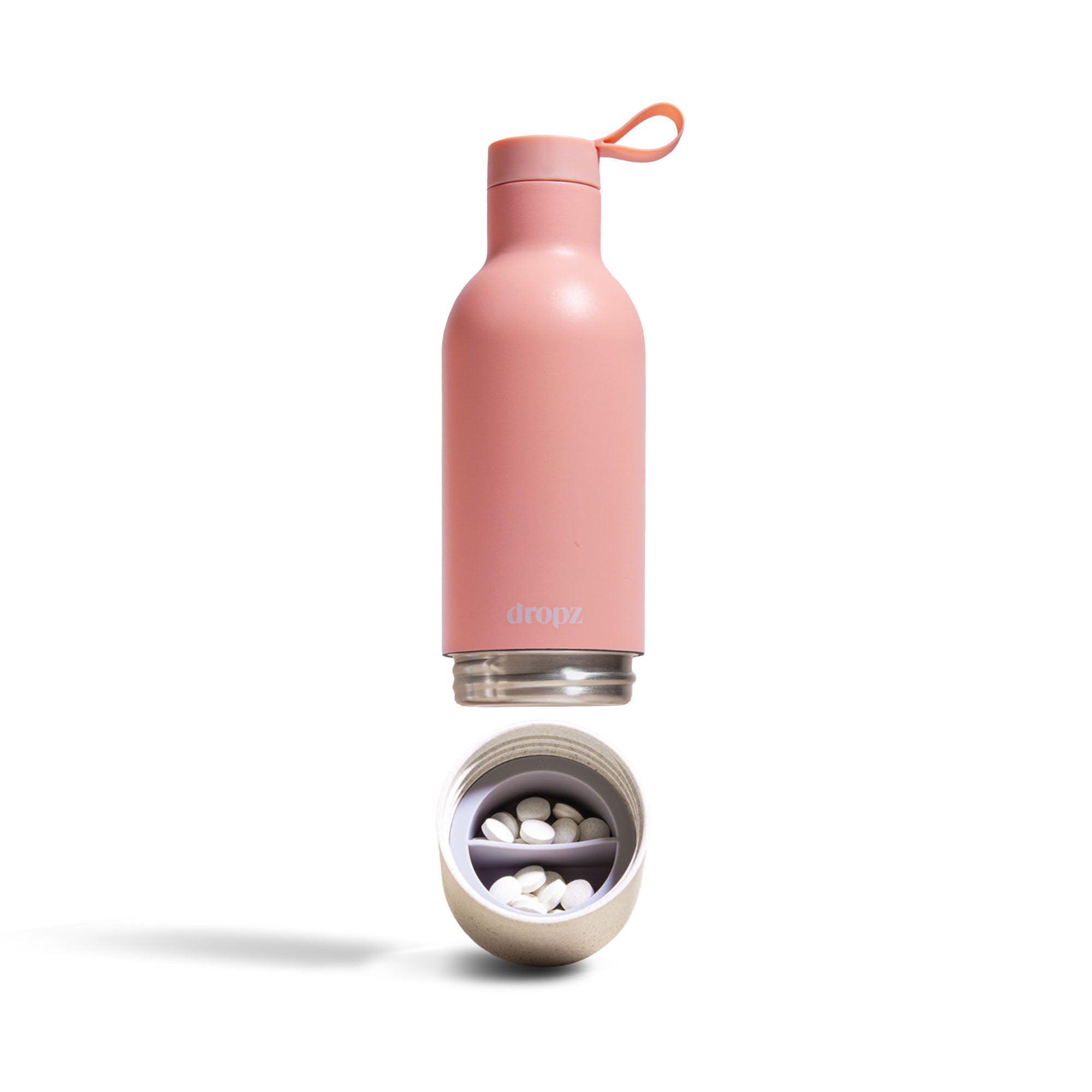 dropz gourde - 0.5 L avec compartiment de rangement