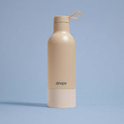 dropz Bouteille Beige - 0.5 L avec compartiment de rangement